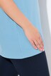 Top dal taglio lungo e smanicato con vestibilità classica e scollo rettangolare