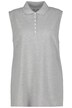 Polo top, Regular, polo límeček, bez rukávů