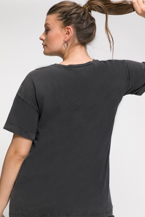 T-paita, oversized, tiikeri, pyöreä pääntie, lyhyet hihat
