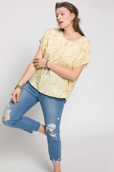 Zebra Print Blouse