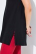 Strap Accent Scoop Neck Cotton Tank Knit Tunic