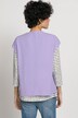 Sweatpullunder, Oversized, Stehkragen, ärmellos