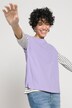 Sweatpullunder, Oversized, Stehkragen, ärmellos