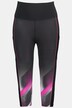 Capri-leggings, sideinnfellinger, lommer, elastisk linning