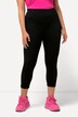 7/8-sportsleggings, hurtigttørrende, cutouts, høj talje