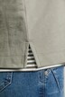 Sweat-Hemdjacke, Rückenmotiv, Hemdkragen, Langarm