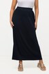 Jupe smockée, silhouette trapèze, taille élastique