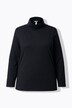 T-shirt en coton bio, manches longues et col roulé - coupe Slim