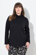 T-shirt en coton bio, manches longues et col roulé - coupe Slim