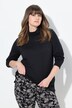 T-shirt en coton bio, manches longues et col roulé - coupe Slim