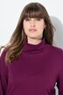 T-shirt en coton bio, manches longues et col roulé - coupe Slim