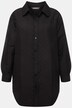 Quiltet overshirt med trykknapper, skjortekrave og lange ærmer