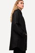 Quiltet overshirt med trykknapper, skjortekrave og lange ærmer