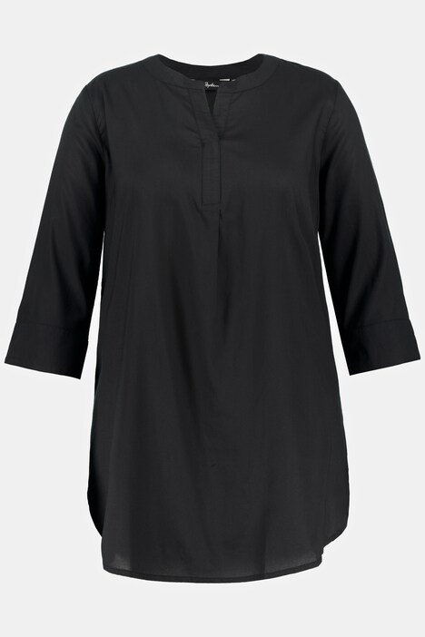 Subtle Shimmer Lyocell Tunic Blouse