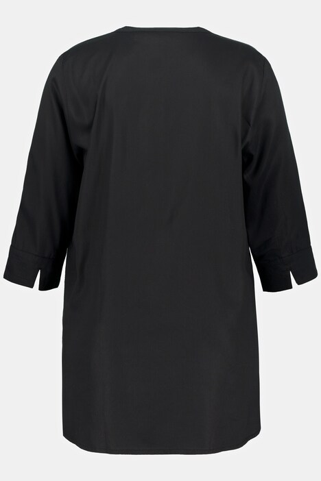 Subtle Shimmer Lyocell Tunic Blouse