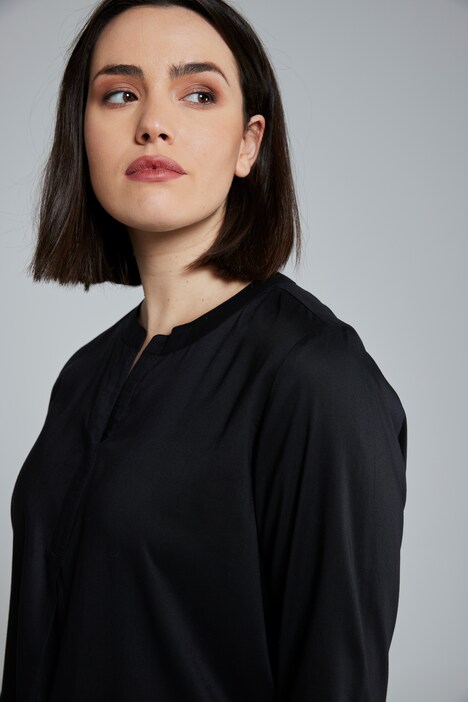 Subtle Shimmer Lyocell Tunic Blouse