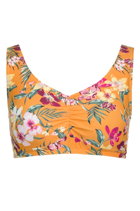 Bikiny top, měkké košíčky, nařasené poprsí