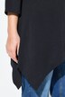 shirt, puntzoom, V-hals, 3/4-mouwen, biologisch katoen