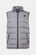JP1880 doorgestikte bodywarmer, outdoor, opstaande kraag, rits, tot 8XL