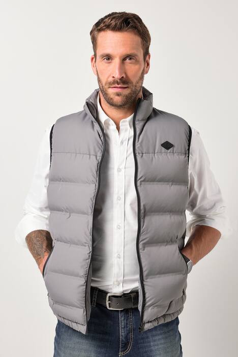 JP1880 Steppweste, Outdoor, Stehkragen, Zipper, bis 8 XL