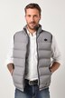 JP1880 doorgestikte bodywarmer, outdoor, opstaande kraag, rits, tot 8XL