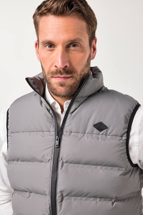 JP1880 Steppweste, Outdoor, Stehkragen, Zipper, bis 8 XL