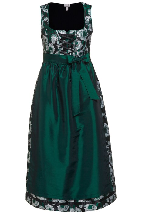 Slavnostní dirndl, žakár, hranatý výstřih, bez rukávů