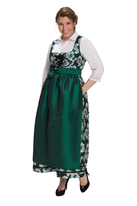 Slavnostní dirndl, žakár, hranatý výstřih, bez rukávů