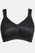 Reggiseno di microfibra senza ferretto con Jacquard e coppa C-D