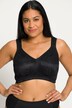 Reggiseno di microfibra senza ferretto con Jacquard e coppa C-D