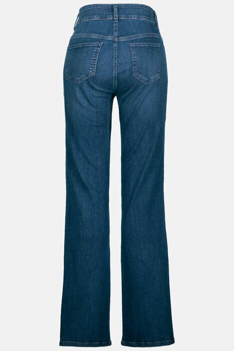 Jeans, High Waist, ausgestelltes Bein, 5-Pocket-Form