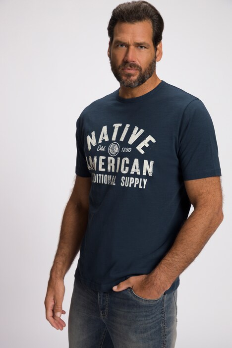T-shirt, denim, korte mouwen, Killers rugprint, gevlamde jersey