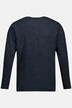 Henley, Langarm, Knopfleiste, Flammjersey