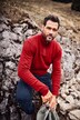 Stricktroyer, Pullover, Stehkragen mit Zipper, Multigarn