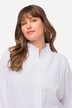 Blouse, Oxford-stof, gobletkraag, lange mouw
