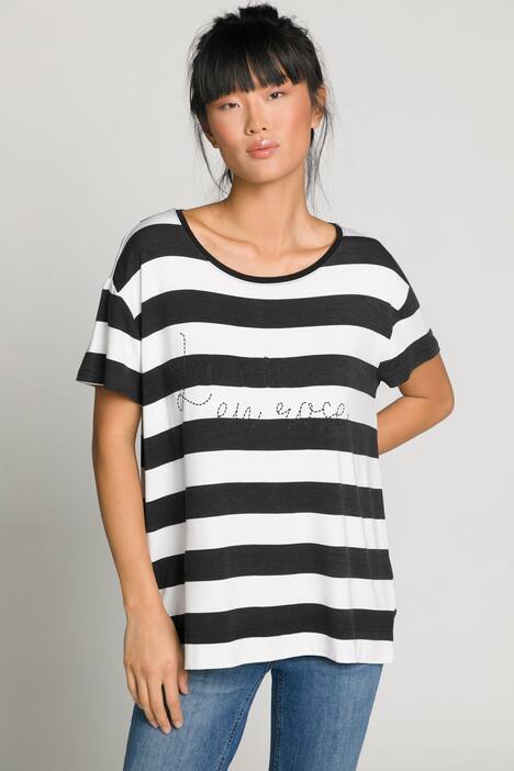 T-Shirt, Identity, Stickerei, Rundhals, Halbarm