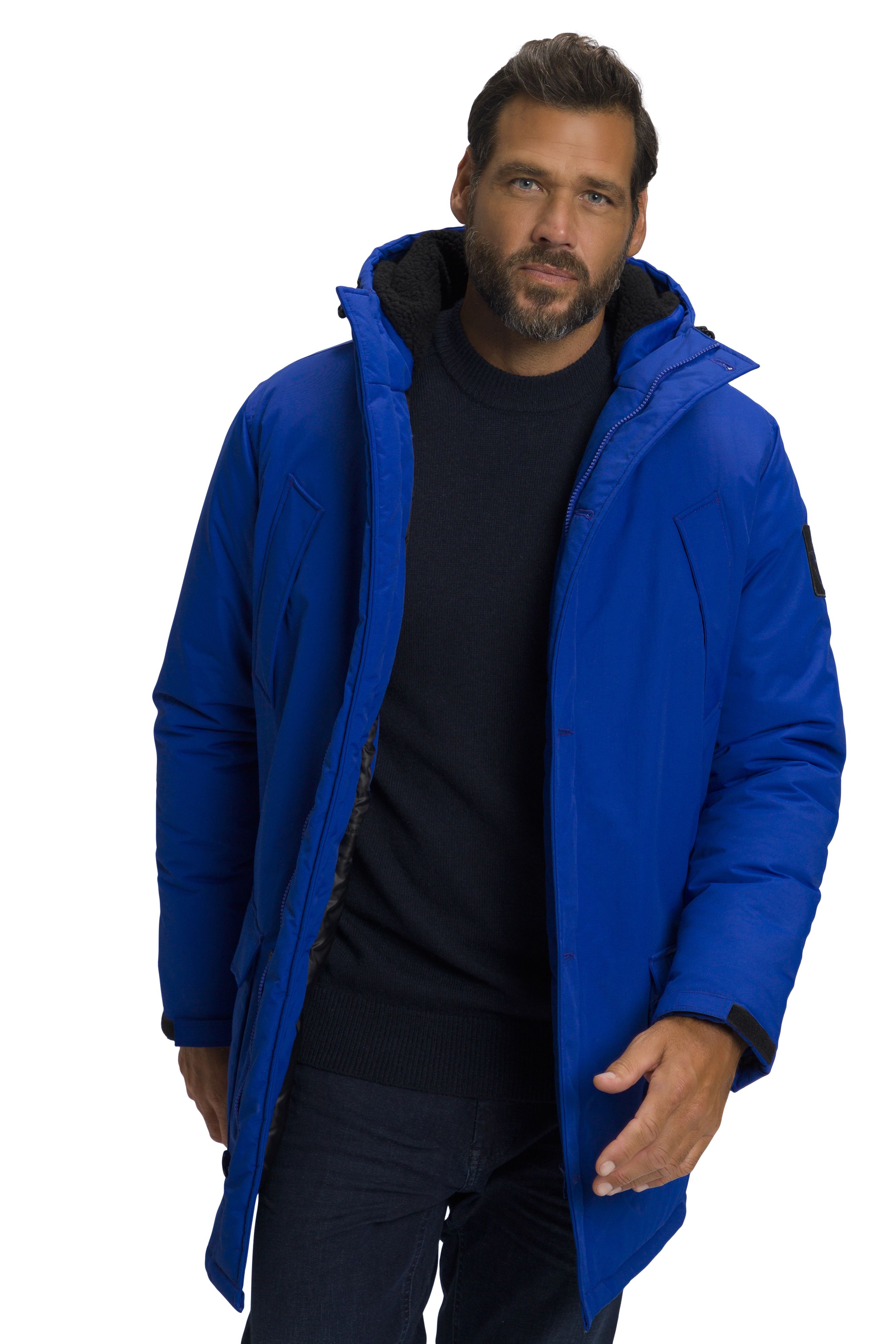 Parka, kolekce outdoor, kapuce s teddy podšívkou, dvoucestný zip, do 8XL