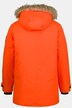 Parkas, hette, avtakbar, imitert pels, glidelås, vindtett, vannavvisende
