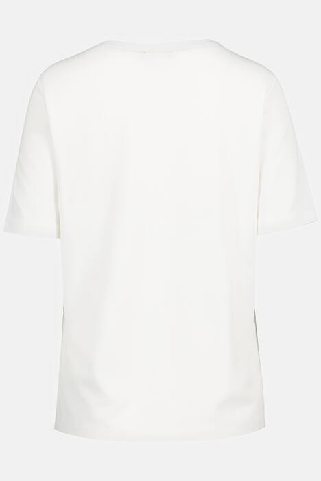 T-Shirt, Identity, Scribble-Druck, Rundhals, Halbarm