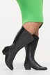 Bota tipo cowboy de piel, ancho de caña XXL, botas Western, con bordados, anchura H