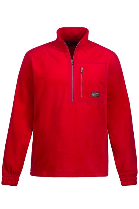 Flísový troyer, stojáček, zip, do 8XL
