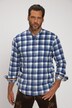 Chemise à carreaux en velours côtelé, tenue traditionnelle, col officier, Modern Fit