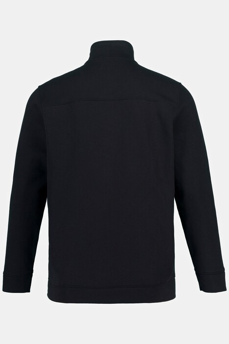 Sweatjacke, Stehkragen, extra Brusttasche