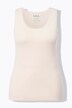 tanktop, ronde hals, mouwloos, modal blend