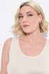 tanktop, ronde hals, mouwloos, modal blend