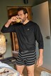 Langarmshirt, Basic, Langarm, V-Ausschnitt, bis 8 XL