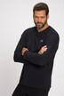 Langarmshirt, Basic, Langarm, V-Ausschnitt, bis 8 XL