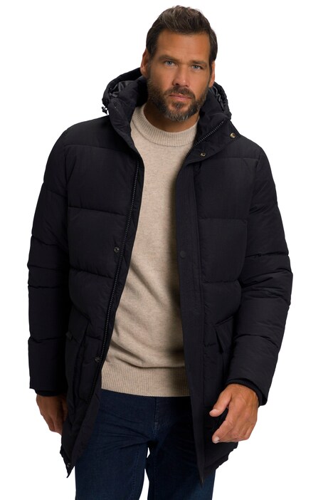 Parka, kapuce, mnoho kapes