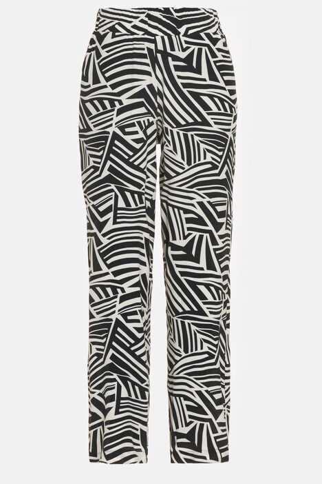Marlenehose, Identity, Zebramuster, Elastikbund