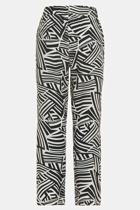 Marlenehose, Identity, Zebramuster, Elastikbund